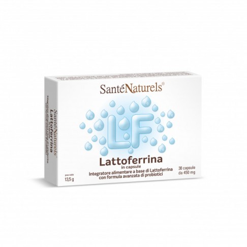 Lattoferrina + Probiotici in Capsule Vegetali. 450 mg. funzionalità del microbiota