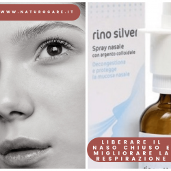 Rinosilver - spray naso con Argento Colloidale 30 ml decongestiona e protegge la mucosa