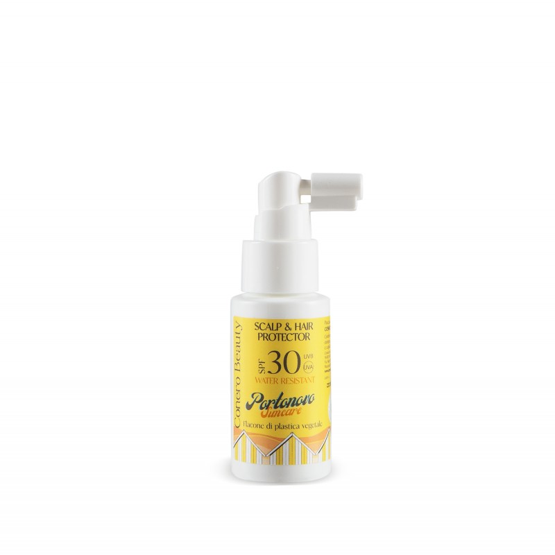 scalp & hair protector SPF30 previene fotoinvecchiamento cutaneo, combatte le imperfezioni e le discromie