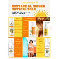 cTravel kit sun protector crema viso&corpo SPF 30 + Cicalips roll-on SPF 50+scalp&hair protector+Acqua SPF30+fluido doposole