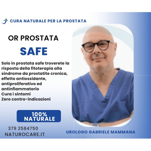 OR prostata safe 90 capsule benessere di prostata e vie urinarie, prostatiti e infiammazioni, ipertrofia prostatica benigna