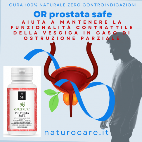 OR prostata safe 90 capsule benessere di prostata e vie urinarie, prostatiti e infiammazioni, ipertrofia prostatica benigna