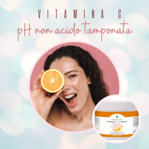 OR vitamina C ascorbato elevata biodisponibilità con pH tamponato (non acido) tollerata a livello gastrointestinale