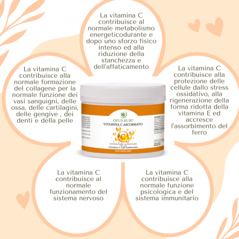 OR vitamina C ascorbato elevata biodisponibilità con pH tamponato (non acido) tollerata a livello gastrointestinale